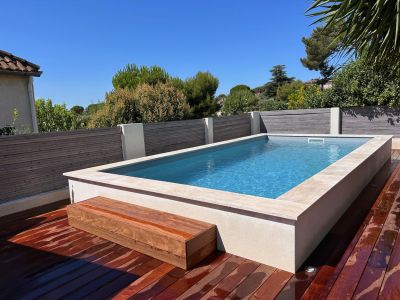 réalisation piscine PVC armé Marseille