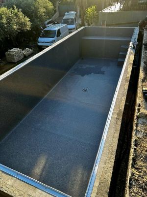 piscine PVC armé réalisée par pisciniste Allauch