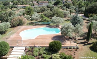 AQUATIC SERENITY barriere de sécurité pour piscine inox et verre- Ferré Piscines Cassis