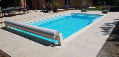 Piscine kit coque polyester XENA Harmony Pool (8 x 4)